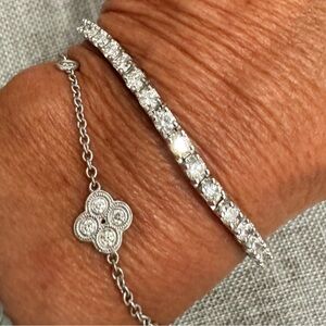 7 Carat DIAMOND tennis Bracelet (mined stones)excellent condition like new.